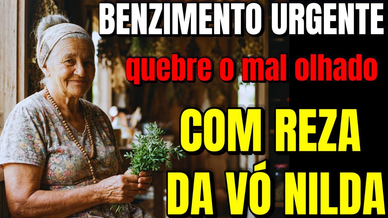 BENZIMENTO DA VÓ NILDA Contra Inveja e Olho Gordo | Reza Tradicional que Funciona de Verdade