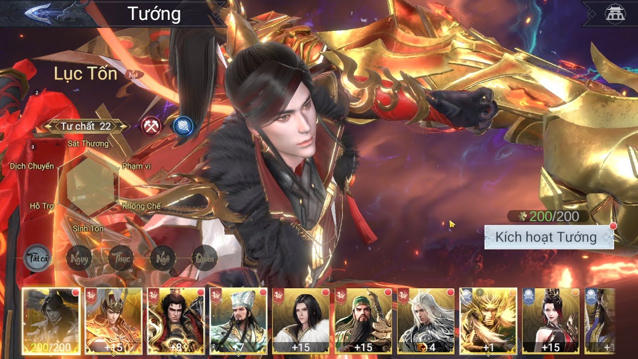 [Đỉnh Phong 2] - Review kỹ năng tướng mới | Lục Tốn 22 | New Character 22