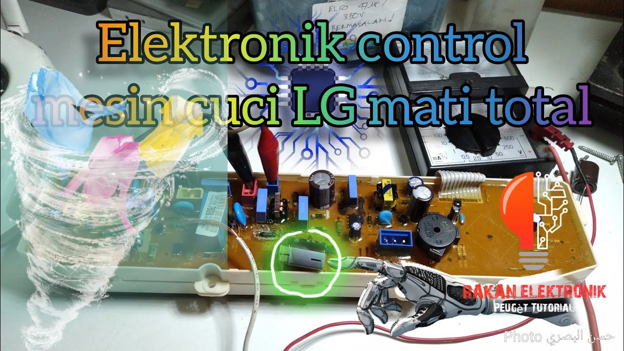 Mesin cuci LG turbo drum mati total #ServisModul #MesinCuciLg