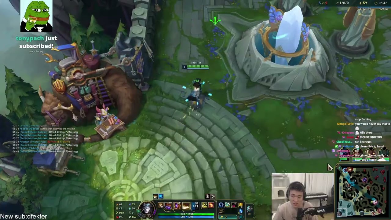 the mid lane itself... eugene 