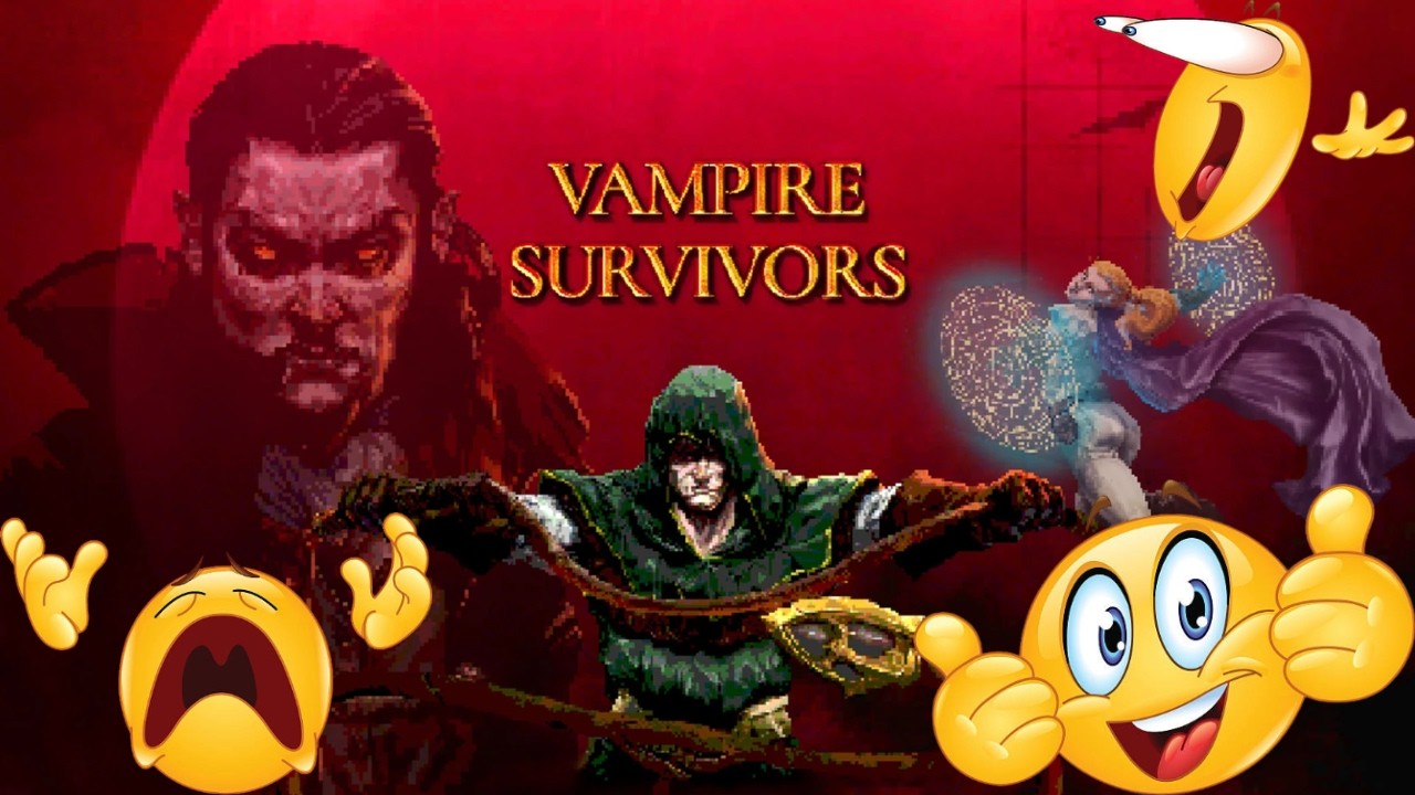 FUGINDO DOS MONSTROS NO VAMPIRE SURVIVAL