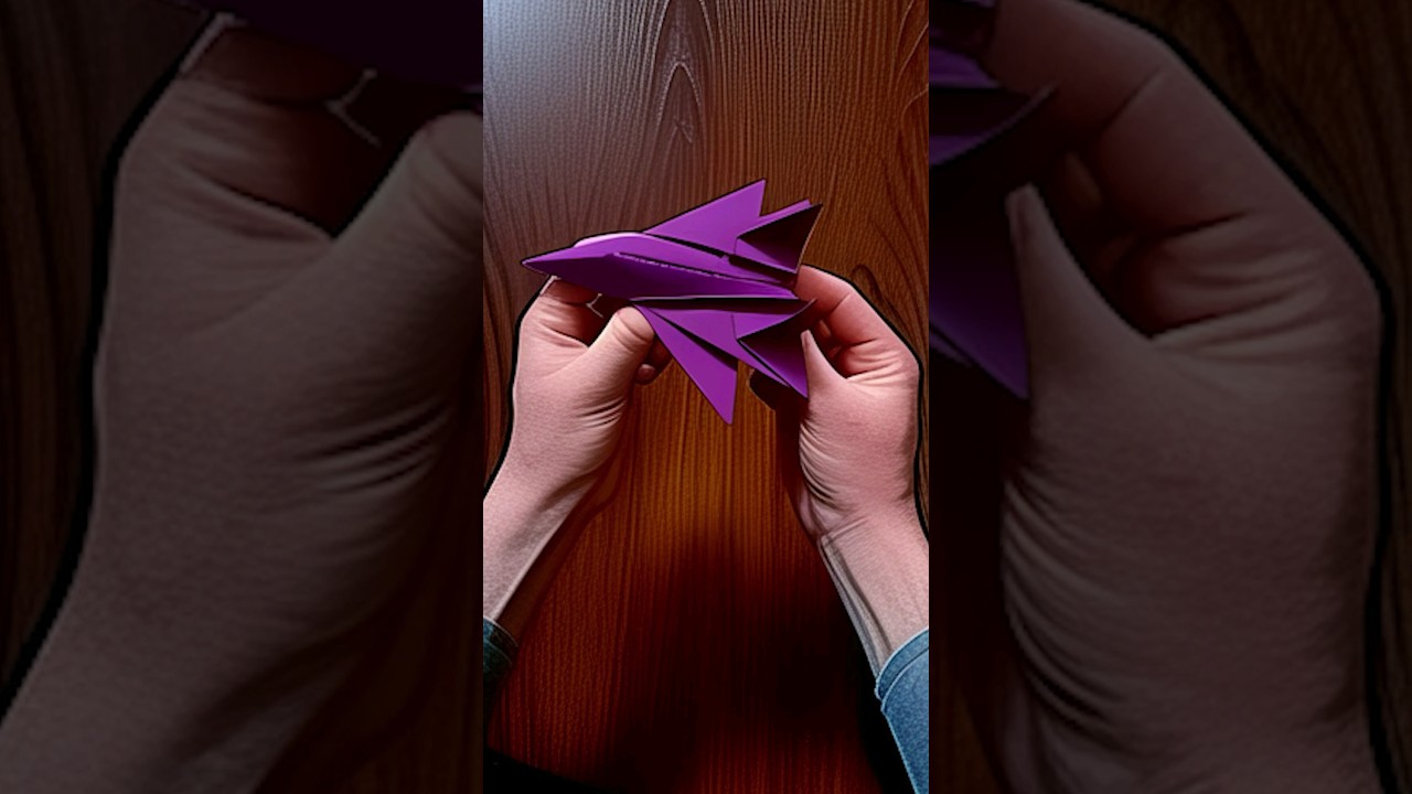 How to make fighter jet paper airplane origami