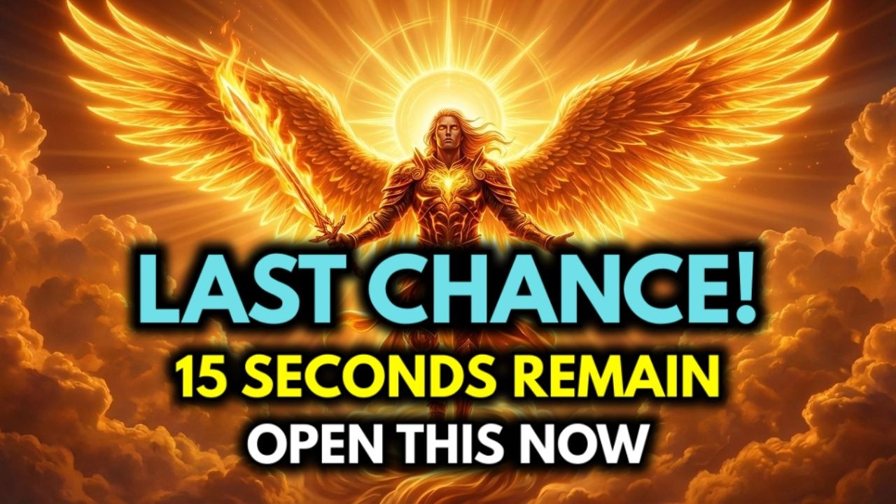 🔴 ONLY 15 SECONDS LEFT — ARCHANGEL MICHAEL SAYS: TODAY, I AM HOLDING A $1,000,000,000,000 CHECK...