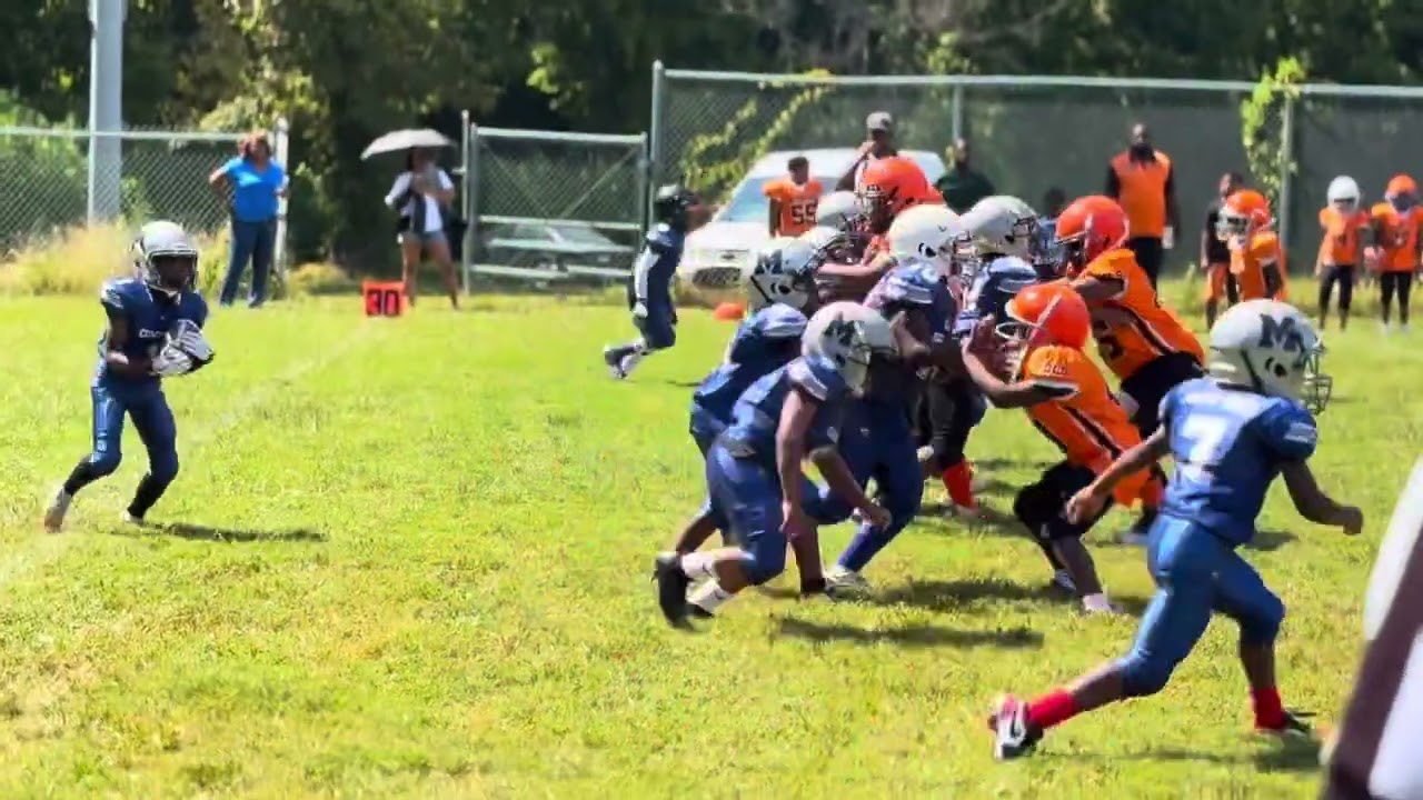 Memphis cowboys 8u dominated the  Memphis Vols 8u in week 1 of the 2025 season. #wenotmetv #football