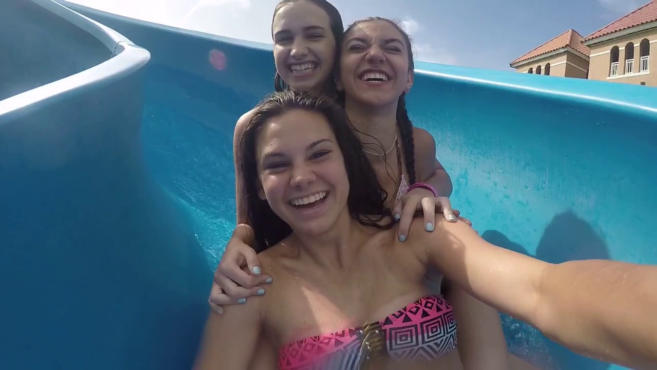 Water slide GoPro video- Aruba 2016