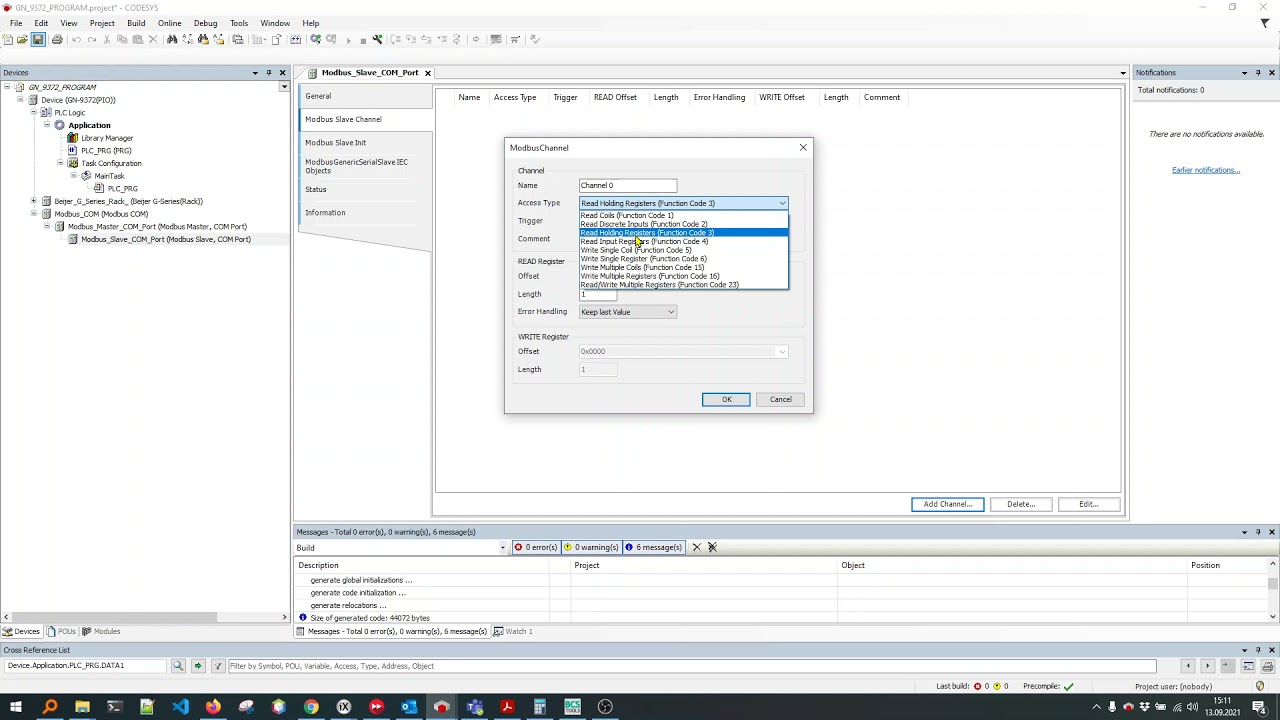 Beijer GN-9372 PIO CODESYS  Modbus RTU Haberleşme