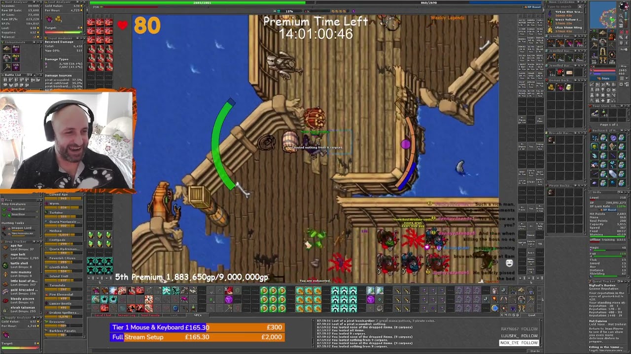 [Tibia] Twitch Stream 27/8/2025