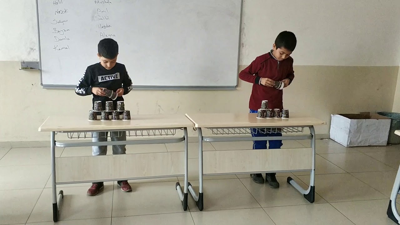 Sınıf içi Eğitsel Oyunlar - Bardakla Top