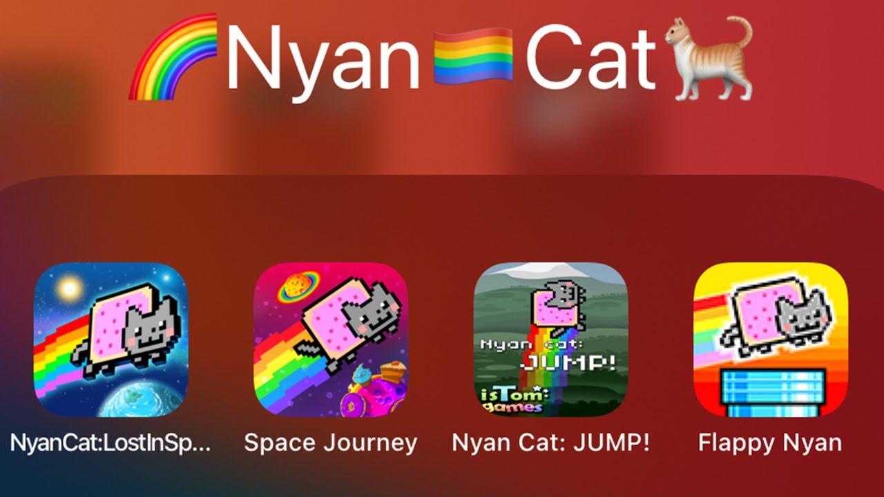 Nyan Cat Lost in Space - The Space Journey / Flappy Nyan & Nyan Cat Jump! (Игры Nyan Cat для iOS)