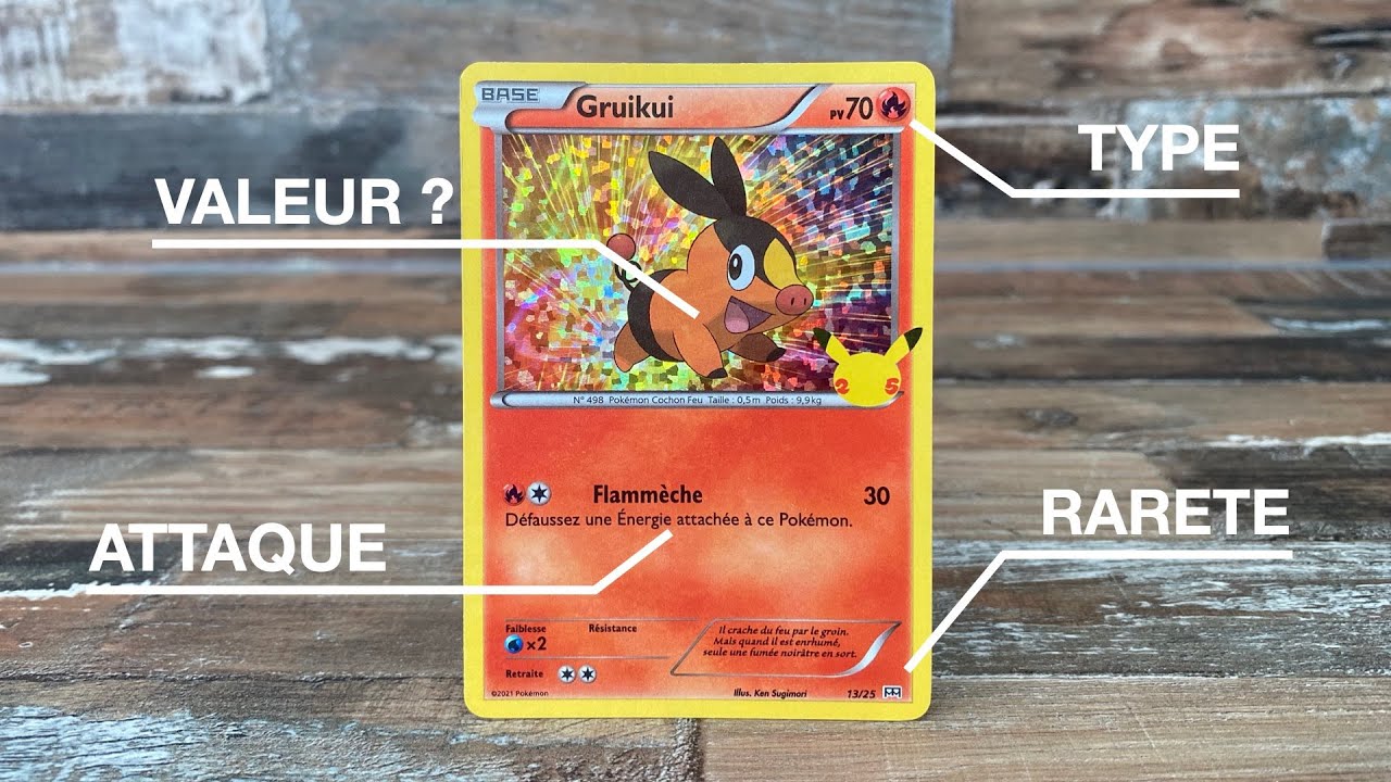 Comment LIRE et ESTIMER la valeur d'une carte Pok&eacute;mon - #FR