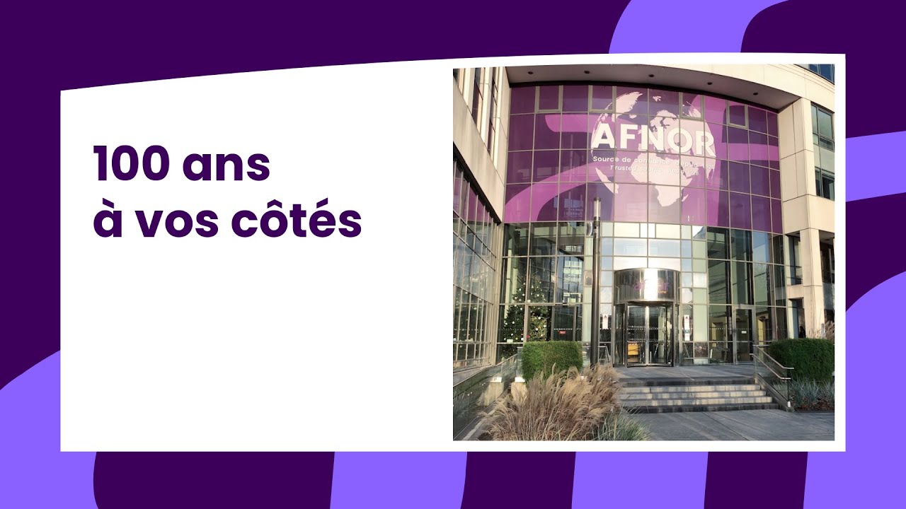 Avec AFNOR, repartons pour cent ans de normes volontaires
