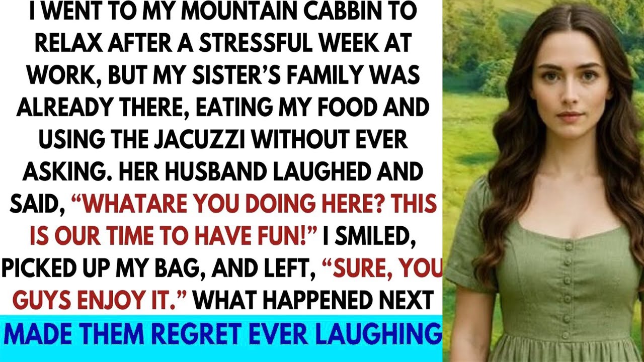 She Took My Cabin Without Asking—So I Drew the Line, Fought Back, and Chose Myself