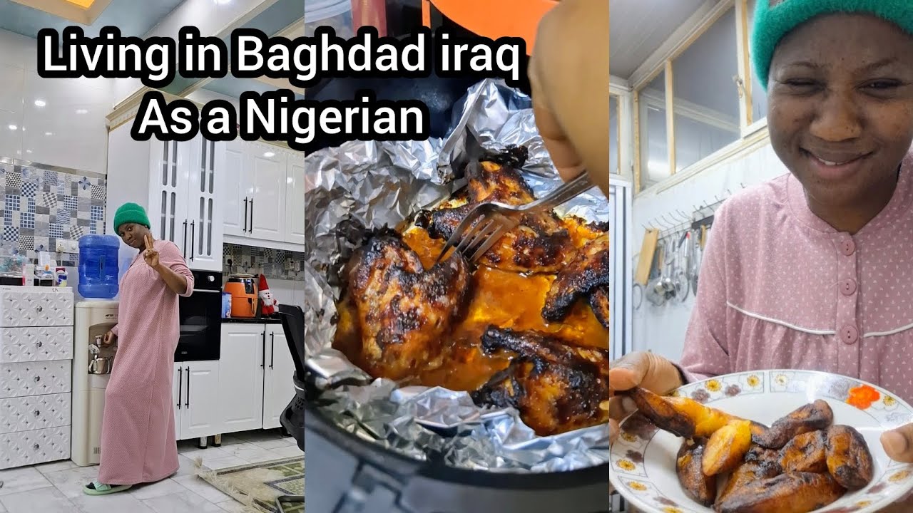 I Turn Banana To Fried plantain For The First Time  | Life Of A Nigerian Living In Baghdad Iraq 🇮🇶 
