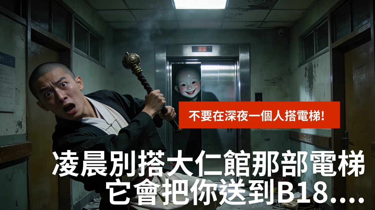 文化大學電梯真的能到地獄嗎？還有一幅畫會讓你永遠無法自拔 ｜凶宅料理師｜鬼故事｜怪談｜睡前恐怖故事｜都市怪談