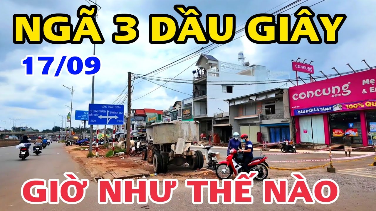 NGÃ 3 DẦU GIÂY GIỜ NHƯ THẾ NÀO .