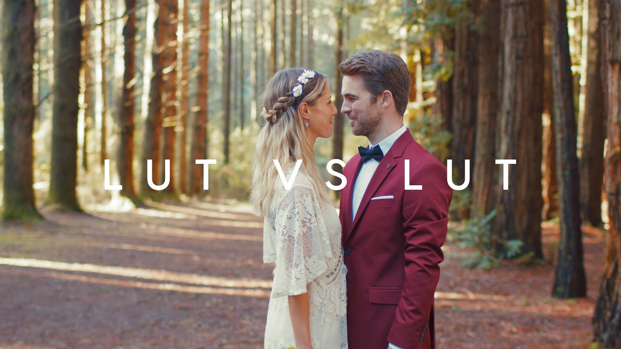 Buttery LUT vs. Linny LUT | Wedding