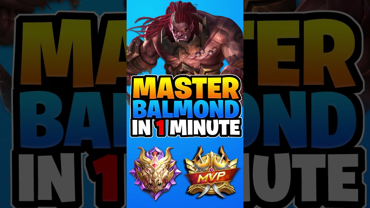 Balmond 1 Minute Advanced Guide #shorts #mlbb #mobilelegends