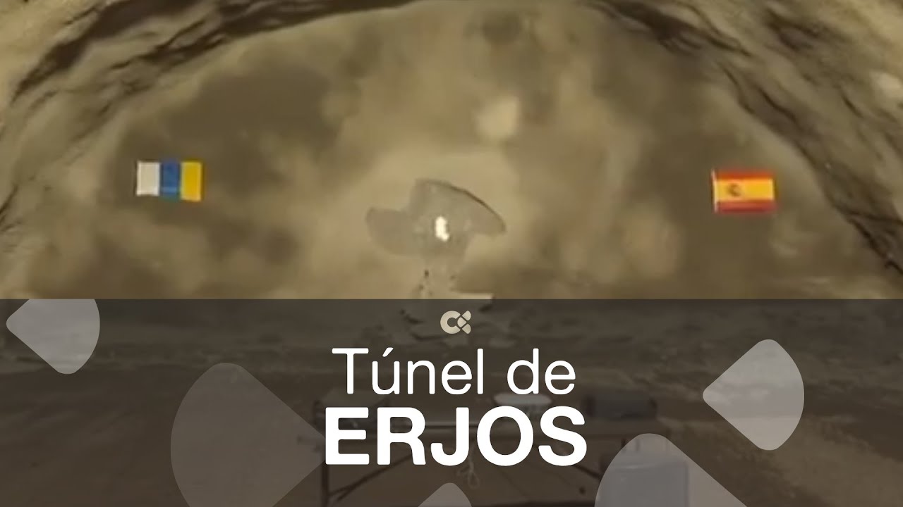 Finaliza la perforación de uno de los dos túneles de Erjos, en Tenerife