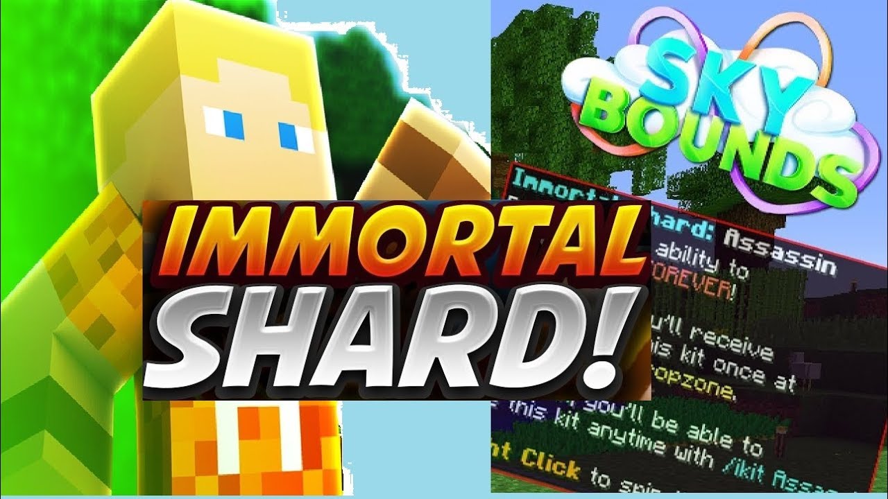 CAN I UNLOCK 3 IMMORTAL SHARDS IN A ROW?! - Assassin - Minecraft Skybounds