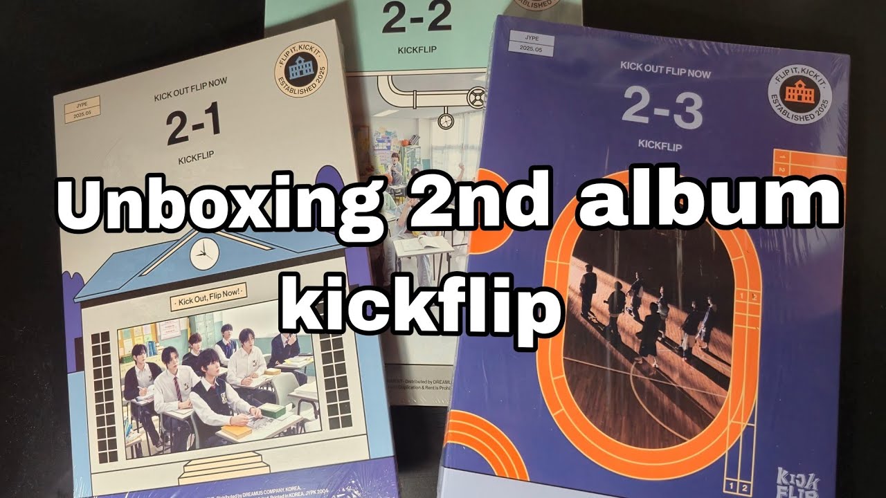 [e] Unboxing Kickflip Kick Out Flip Now § Распаковка альбомов Кикфлип 