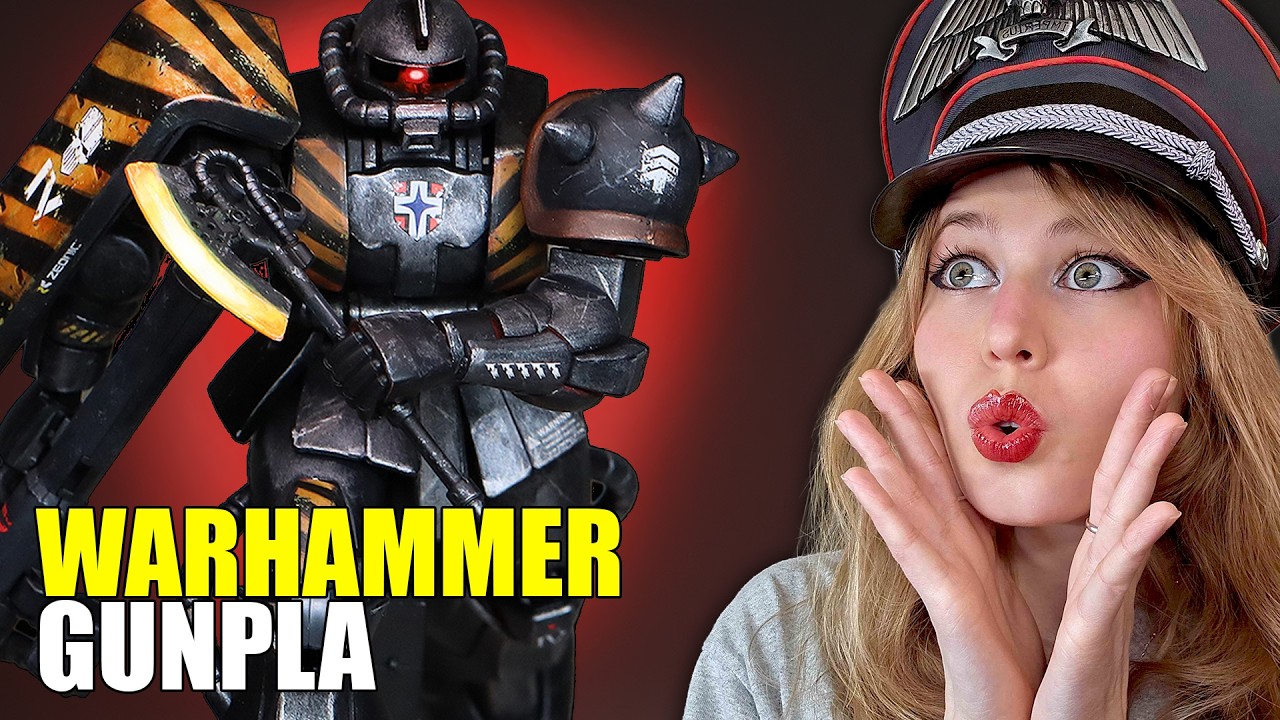 Я превратил свою модель Gunpla в Warhammer 40K (Железные Воины)
