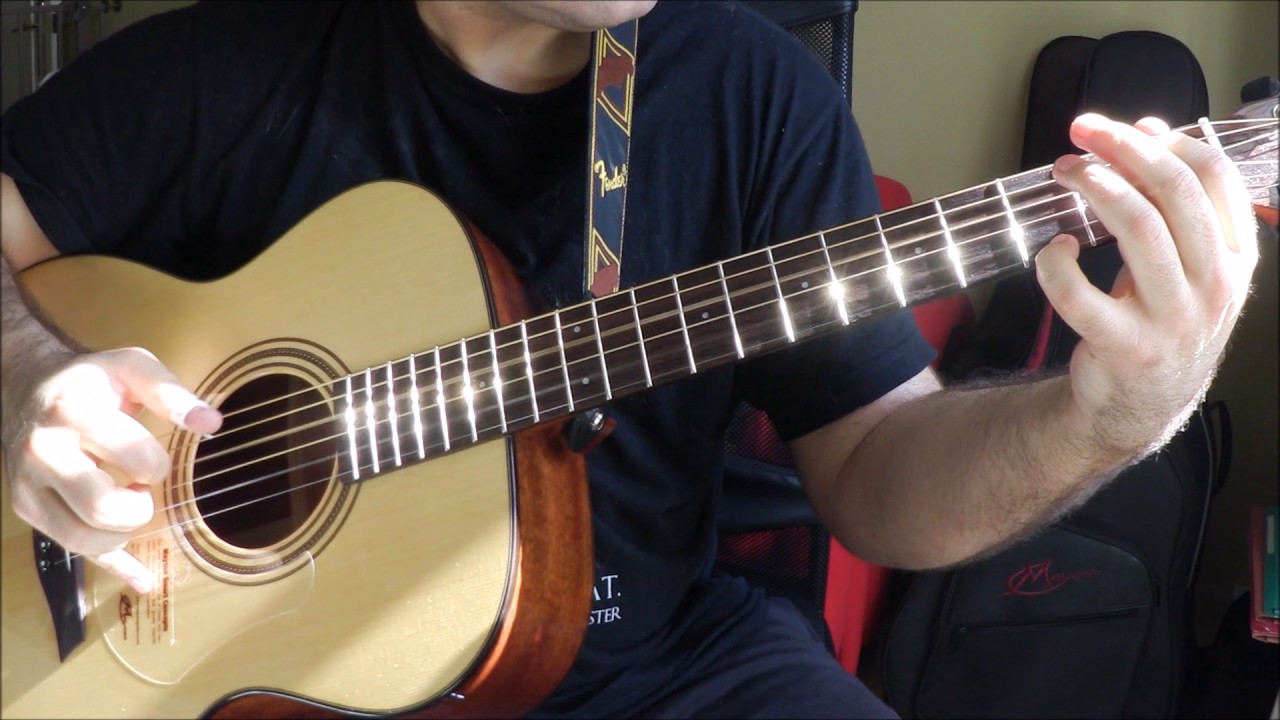 MacGyver theme music on acoustic guitar
