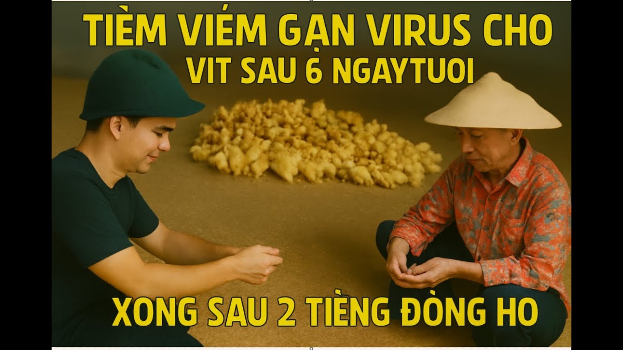Chăm sóc ngan khỏe mạnh, tiêm viêm gan virus thành công