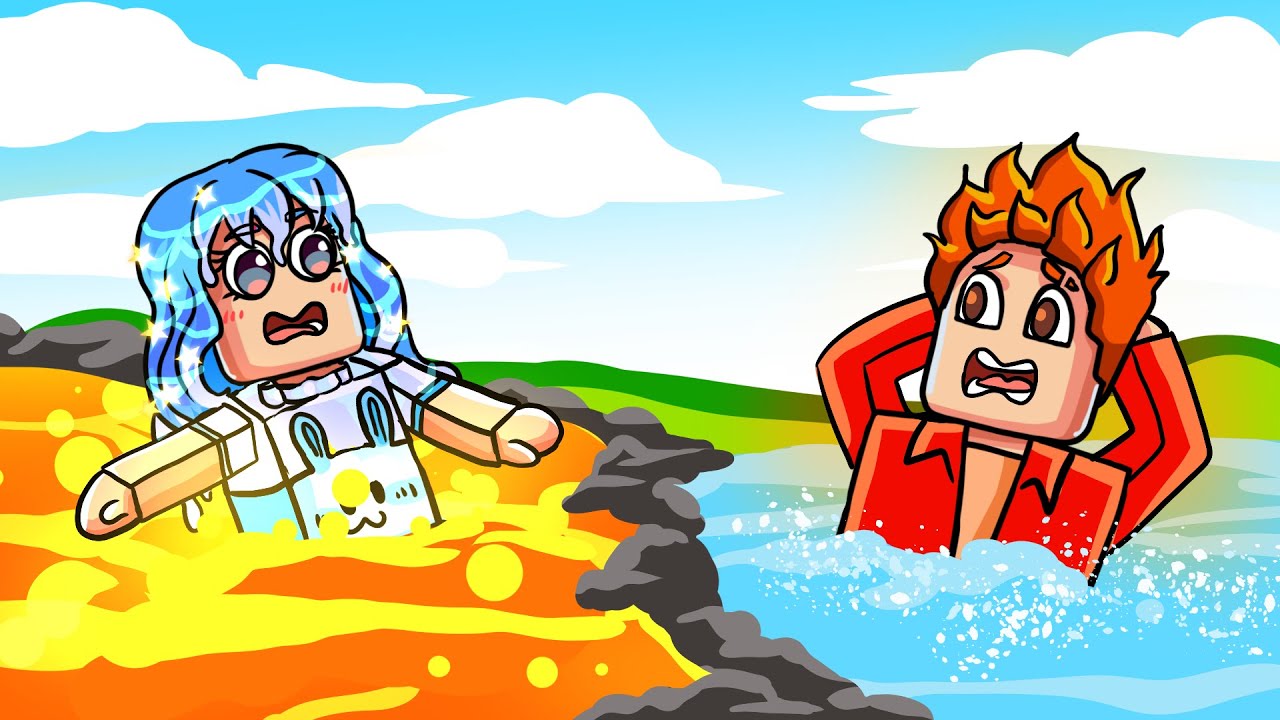 OGIEŃ I WODA, ALE ZADANIA SĄ TRUDNE XD! | ROBLOX