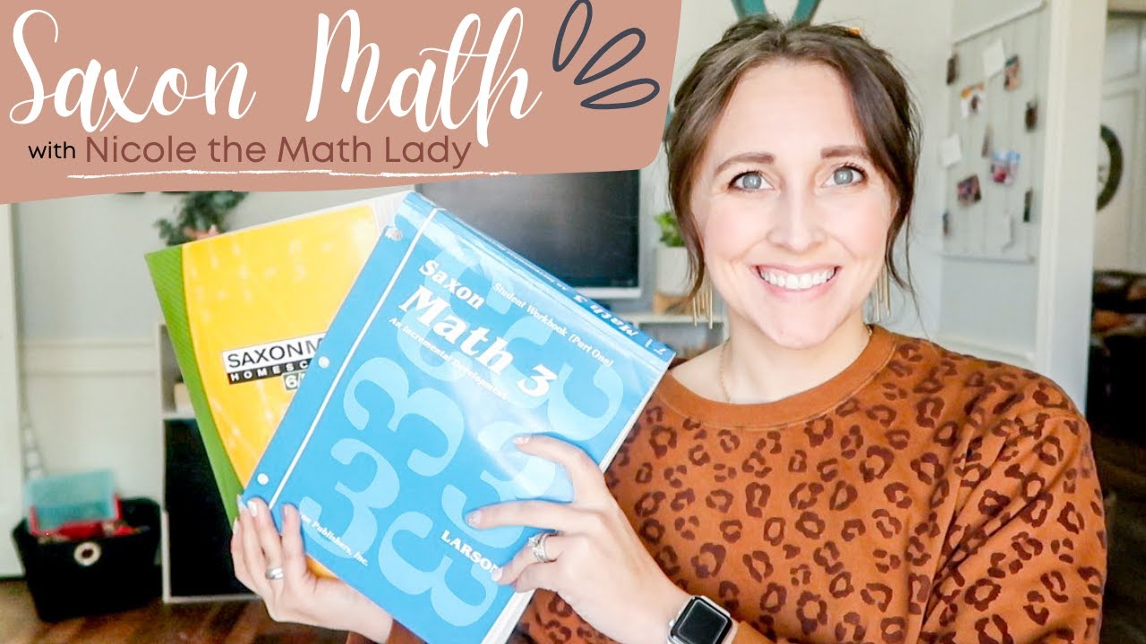 Saxon Math with Nicole the Math Lady // Video Lessons for Saxon Math // Nicole the Math Lady Review