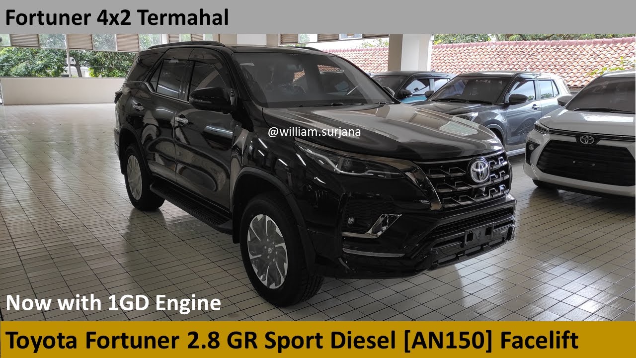 Toyota Fortuner 2.8 GR Sport 4x2 [AN150] Facelift review - Indonesia