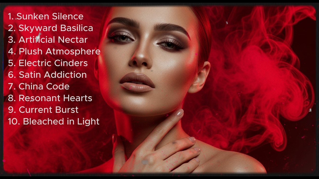 Red Smoke Beauty Aesthetic  Cinematic AI Art Visu