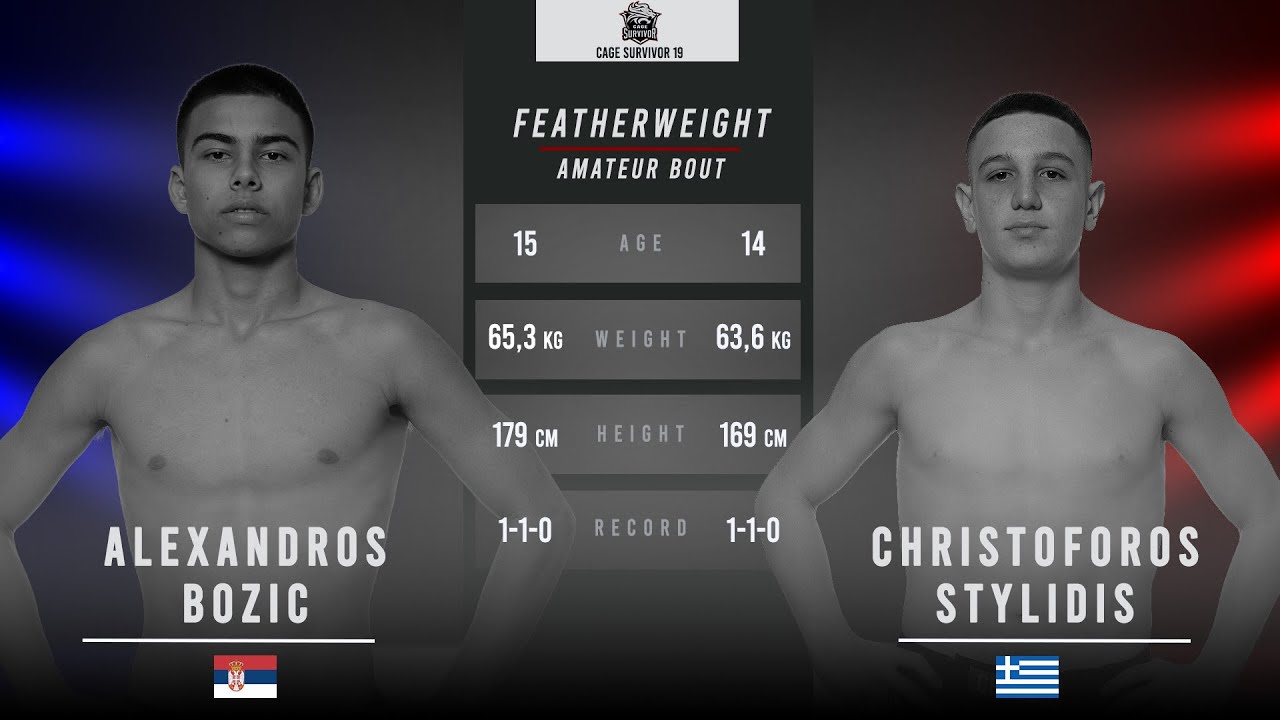 Cage Survivor 19: Alexandros Bozic vs. Christoforos Stylidis Full Fight