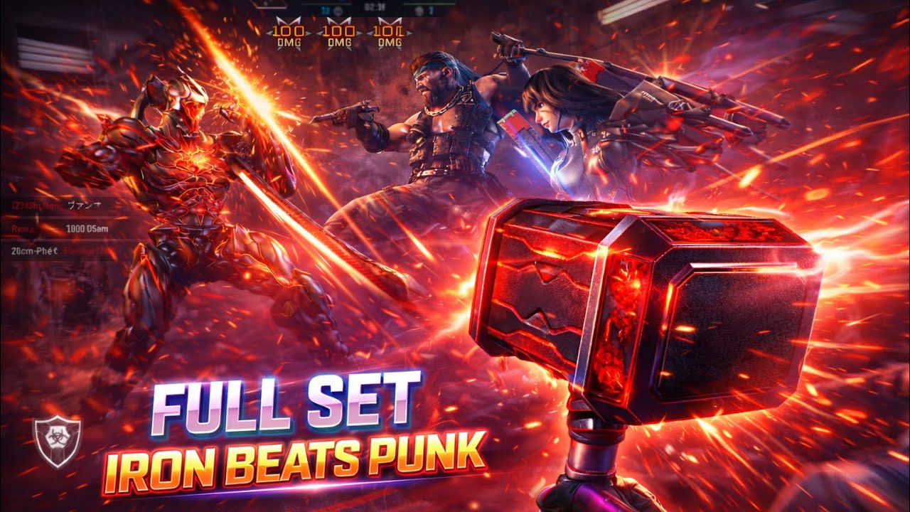 Crossfire Legends | Full Set Súng Iron Beast Punk Săn Zombie : Cop357 Iron Beast Punk + Búa Thor CFL