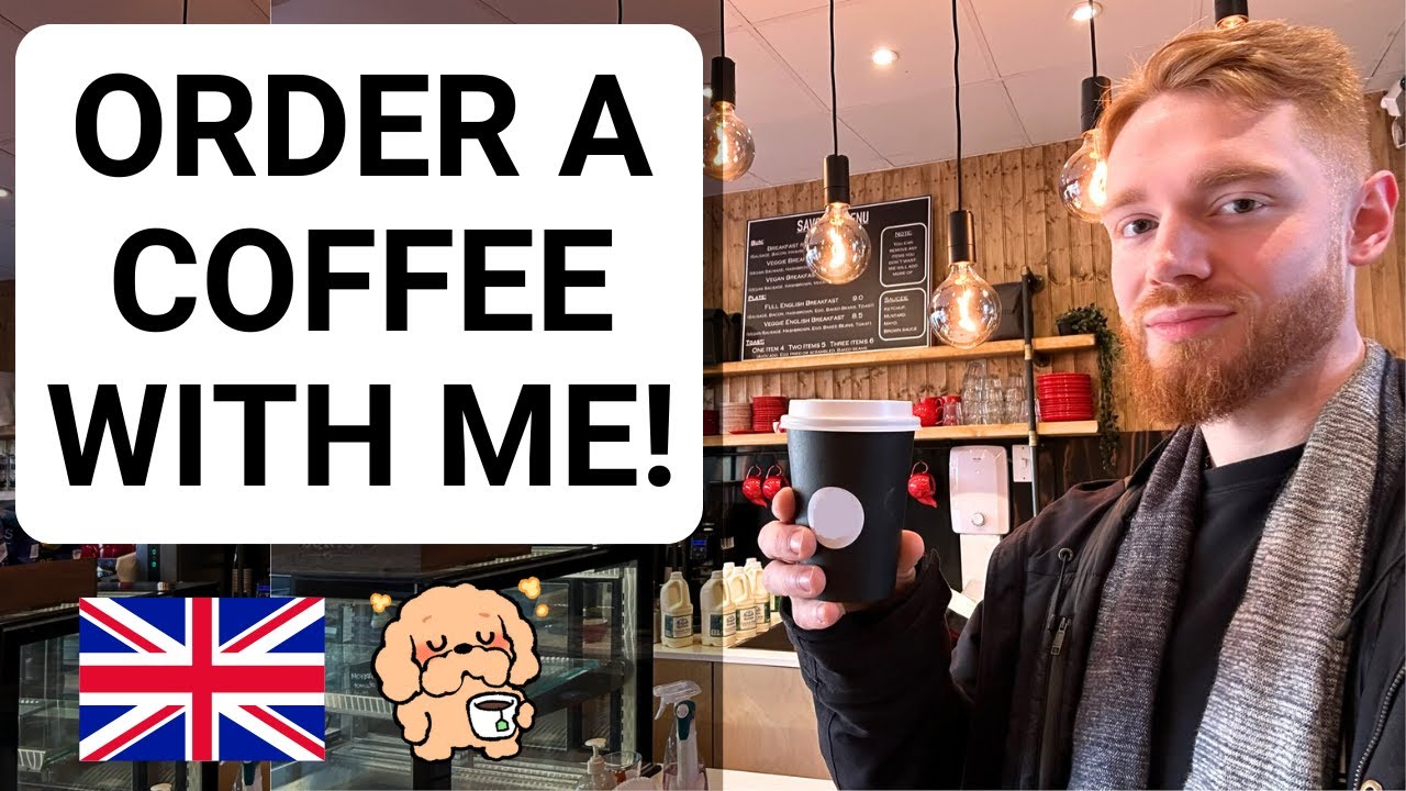 Exactly how to order a coffee in the UK! (SECRET expressions + vocab)