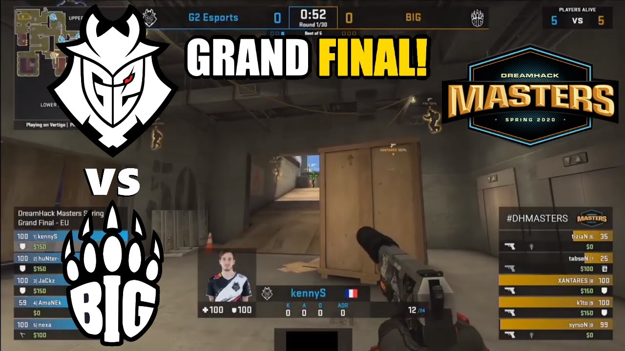 GRAND FINAL! - G2 vs BIG - DreamHack Masters Spring 2020 - CS:GO