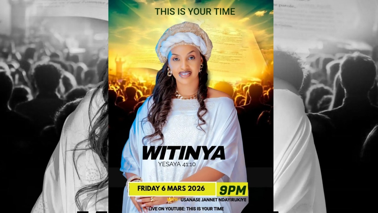 WITINYA   THIS IS YOUR TIME : YESAYA 41:10