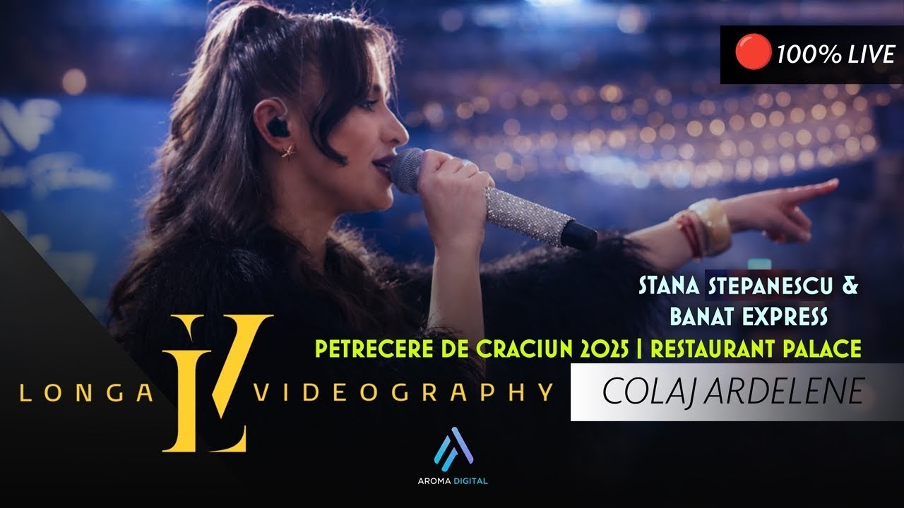Stana Stapanescu & Banat Express - Colaj Ardelene | Petrecere De Craciun 2025 | Restaurant Palace