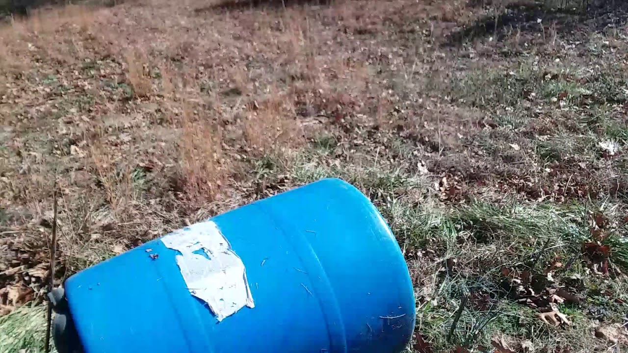 Rolling down a hill in a barrel