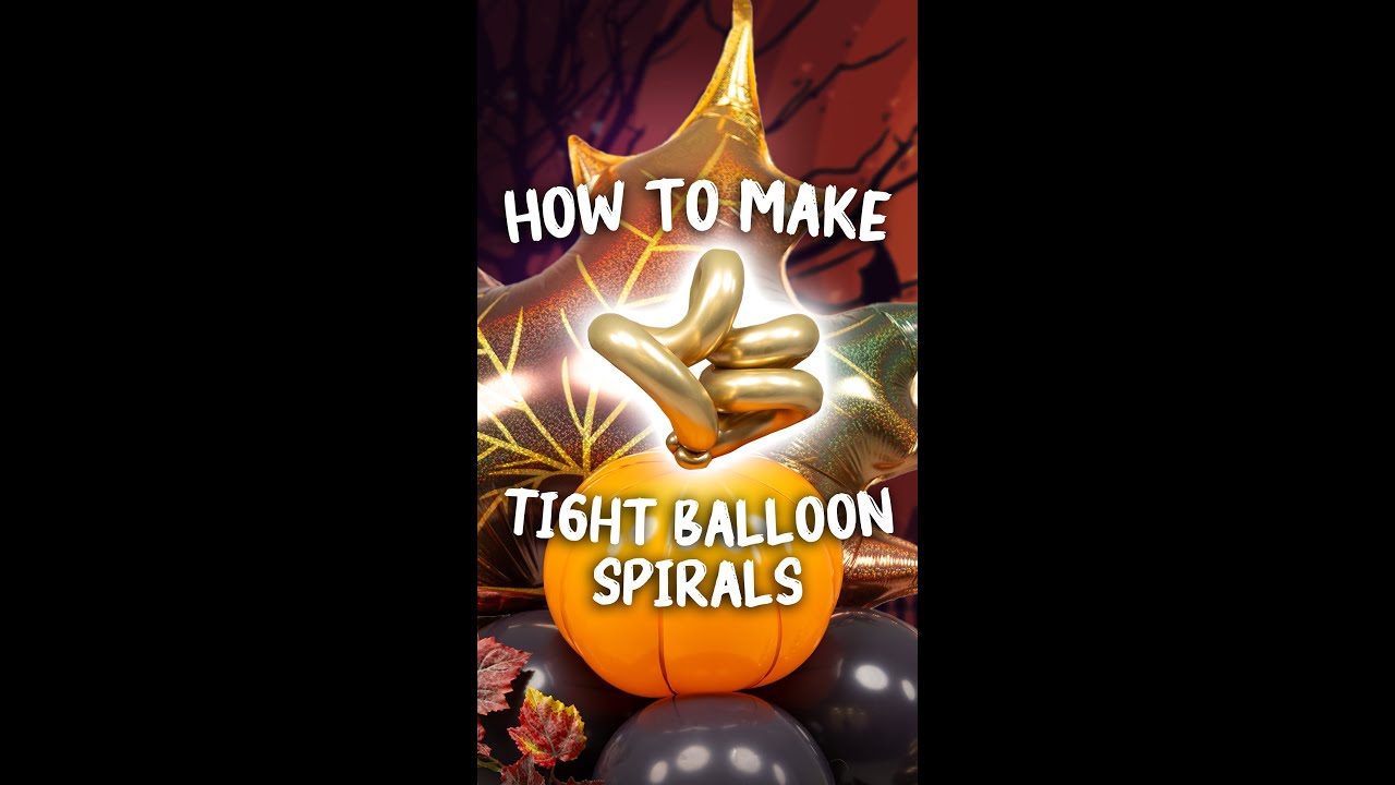 How to Make Easy Balloon Spirals