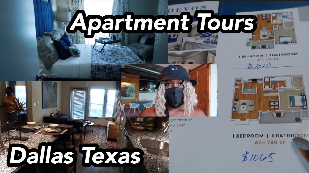 FINAL Dallas Texas  $1,010-$1,200 Apartment Tours Before Moving VLOG | Pt. 1