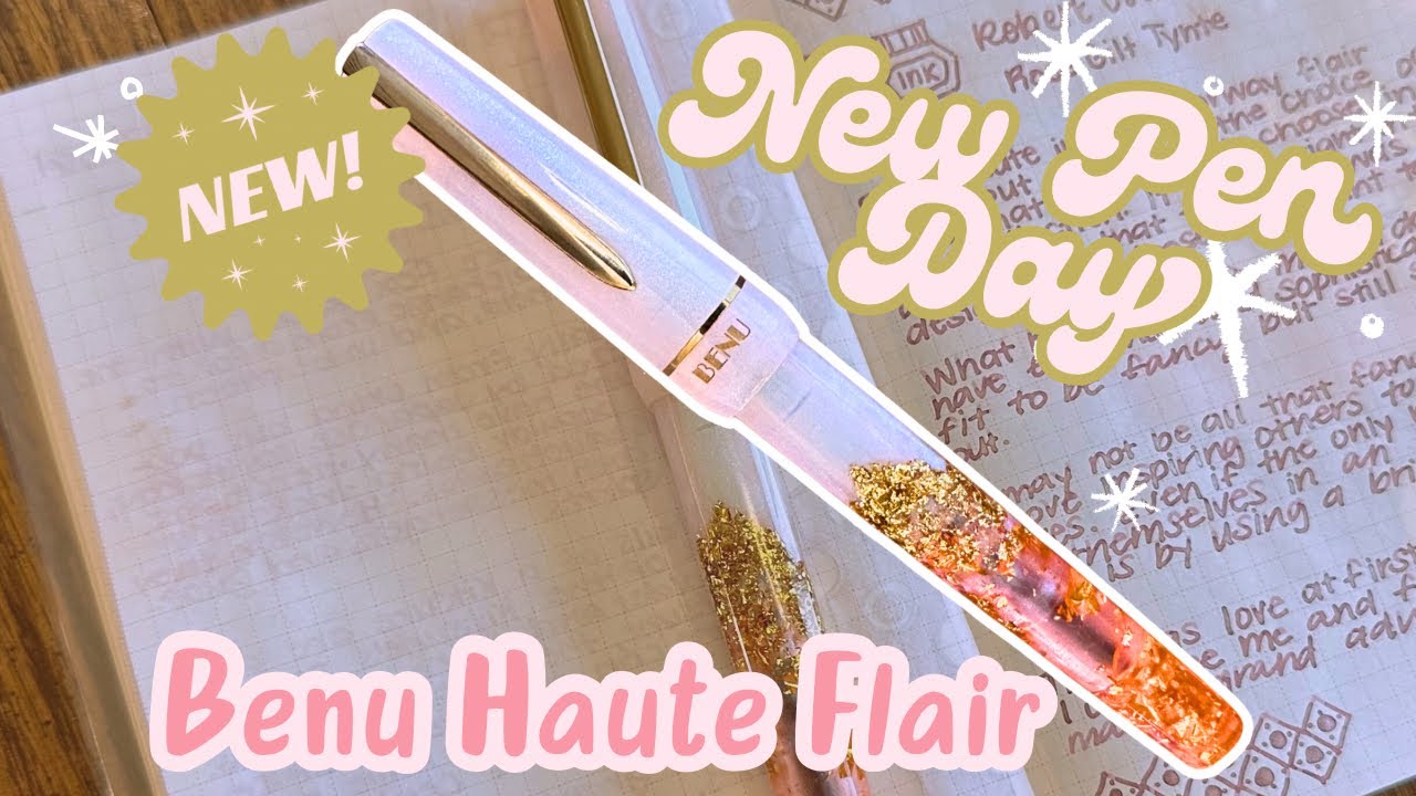 Новый день пера | Benu Haute Flair | Совершенно новая модель с Робертом Остером Rose Gilt Tynte R...