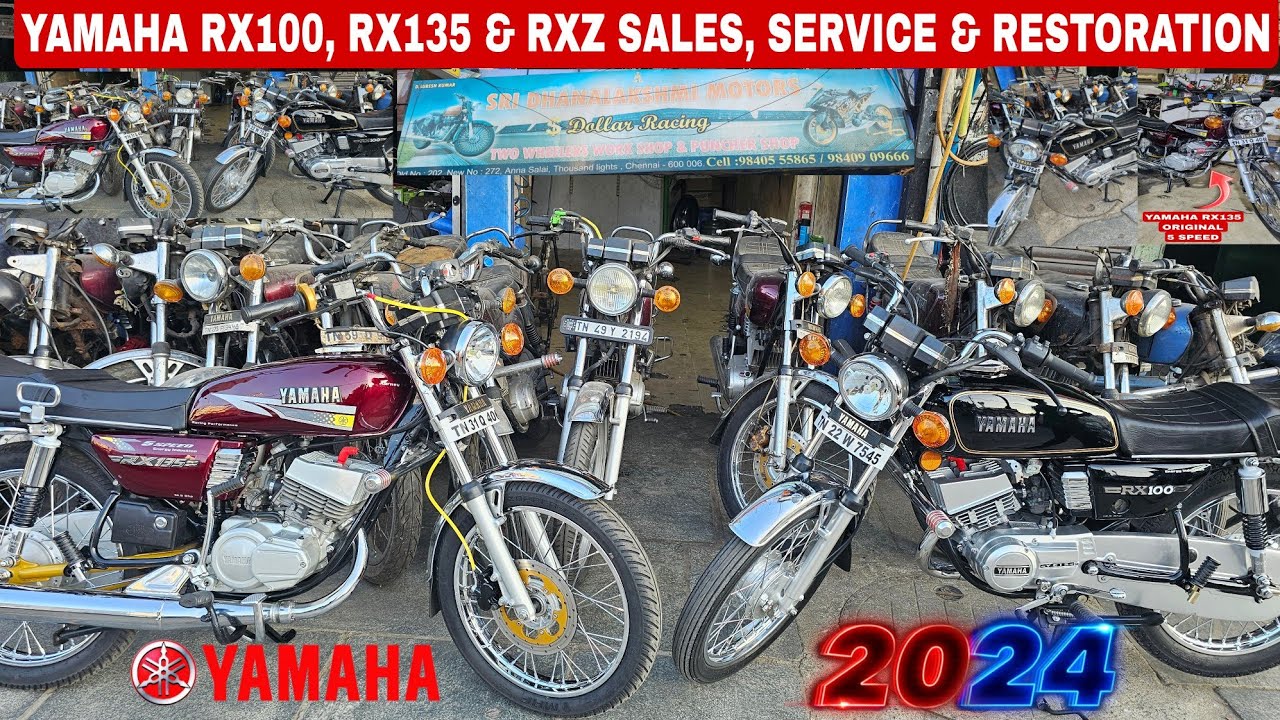 YAMAHA RX100 RX135 & RXZ SALES,SERVICE & RESTORATION SHOP IN CHENNAI🏍💝💯| DOLLAR RACING | ARK Diaries