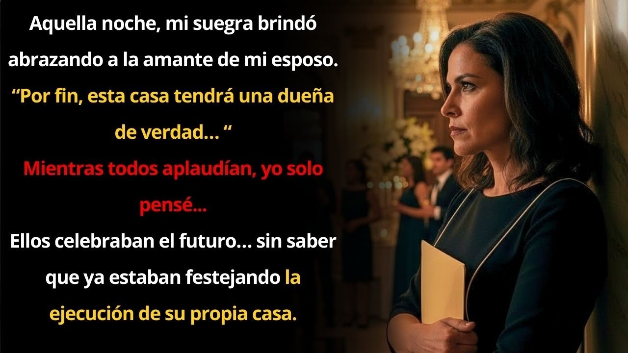 Mi Suegra Festejó Con La Amante De Mi Esposo... Mi Regalo Fue Cancelar La Hipoteca De Su Mansión