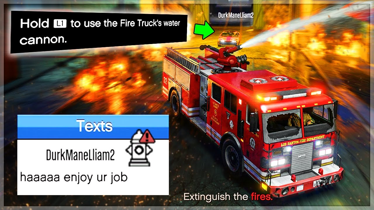Childish Toreador Griefer Instantly Regrets Ruining my Fire Truck Missions