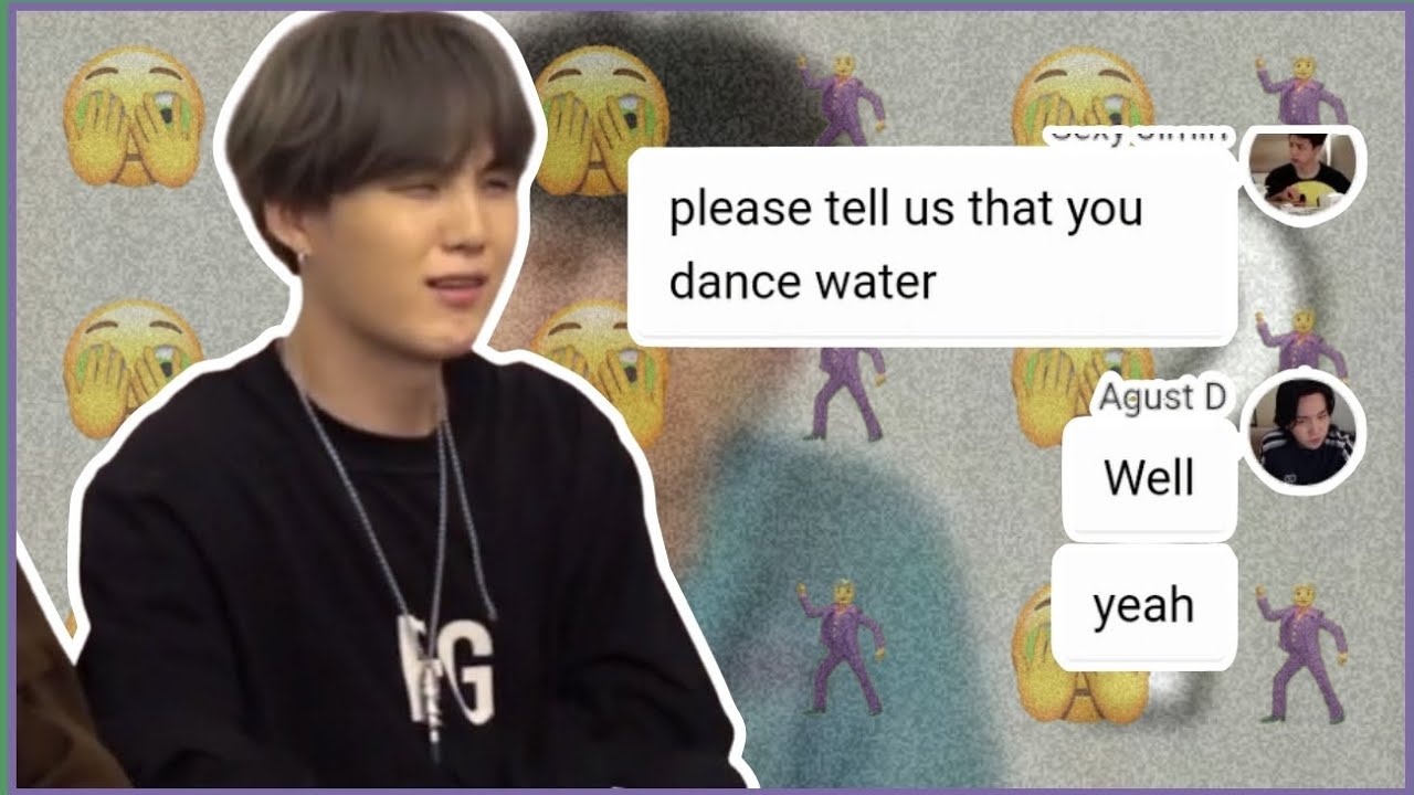 BTS text - Yoongi dancing swalla