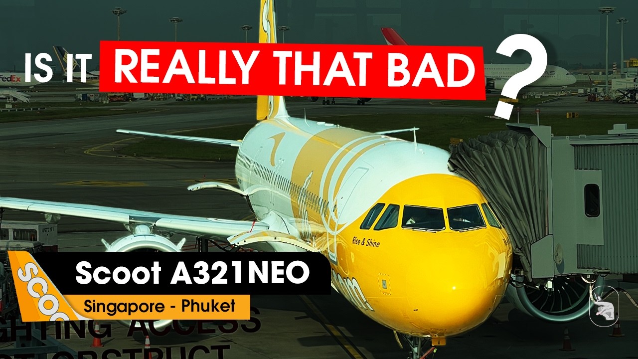 Is SCOOT really that bad? | SCOOT A321NEO review to Phuket