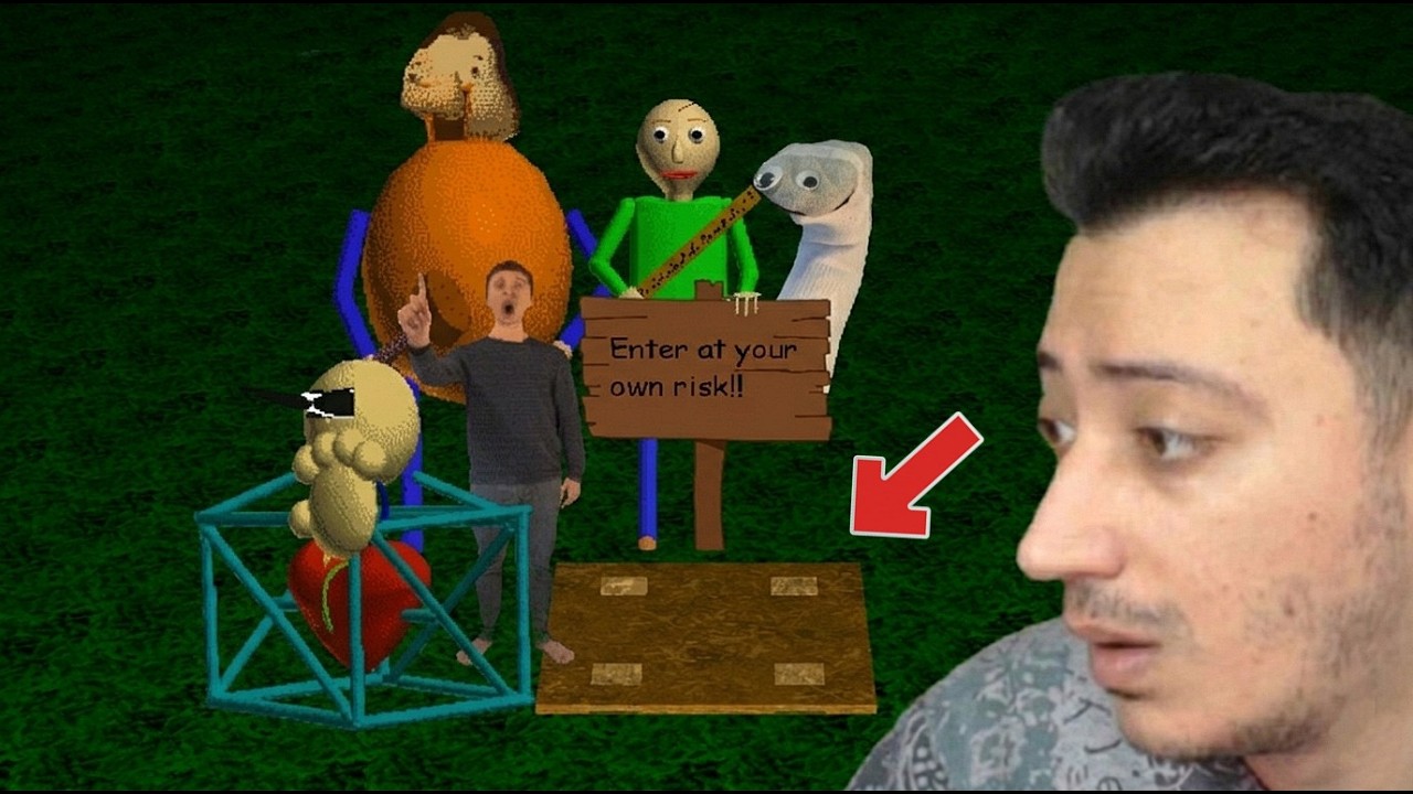 BALDİ GİZLİ SIĞINAĞI... İÇİNDE NE VAR? | Baldi's Basics MOD