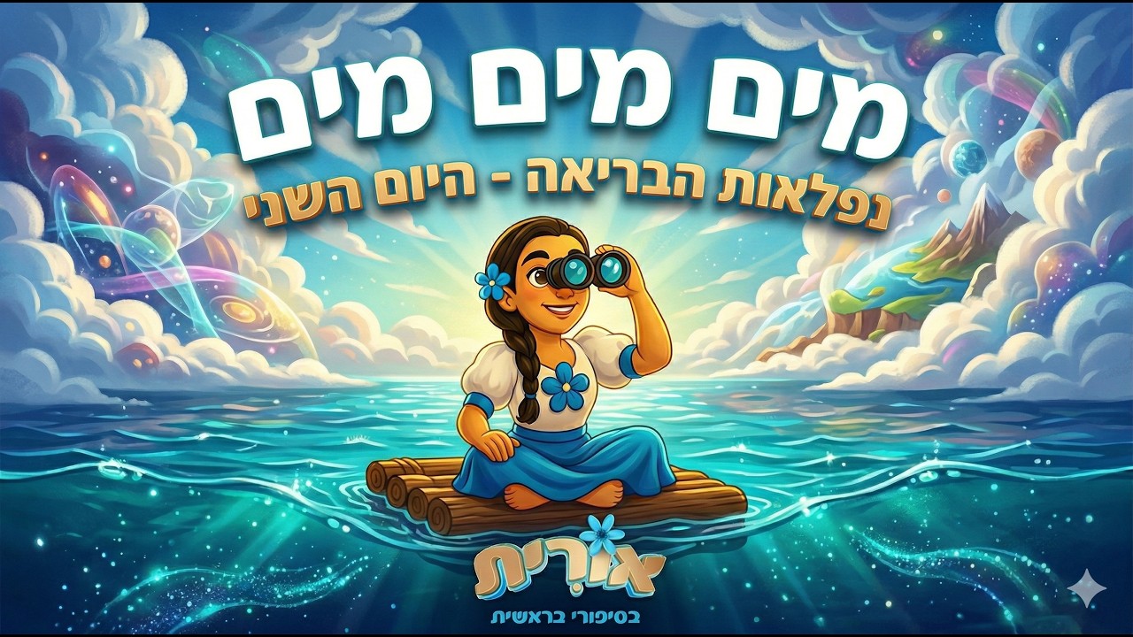 שיר סיפור - מים מים מים | מקורות המים לקטנטנים עם אורית בסיפורי בראשית