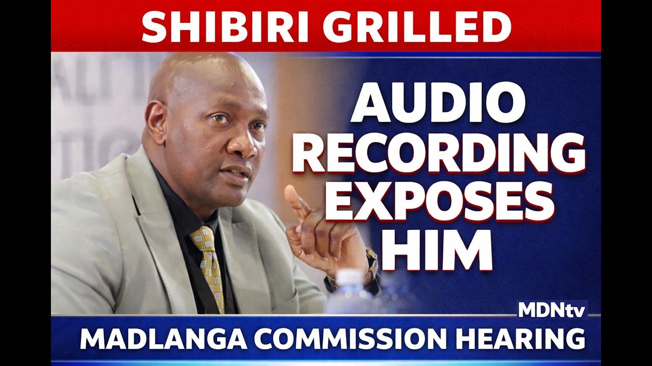 SHIBIRI CAUGHT IN AUDIO RECORDING | MADLANGA COMMISSION GRILLS HIM