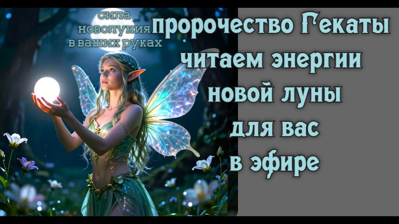 Пророчество Гекаты на новолуние 🌒 Какие послания открывает вам магия ночи читаем эфир #tarot#news